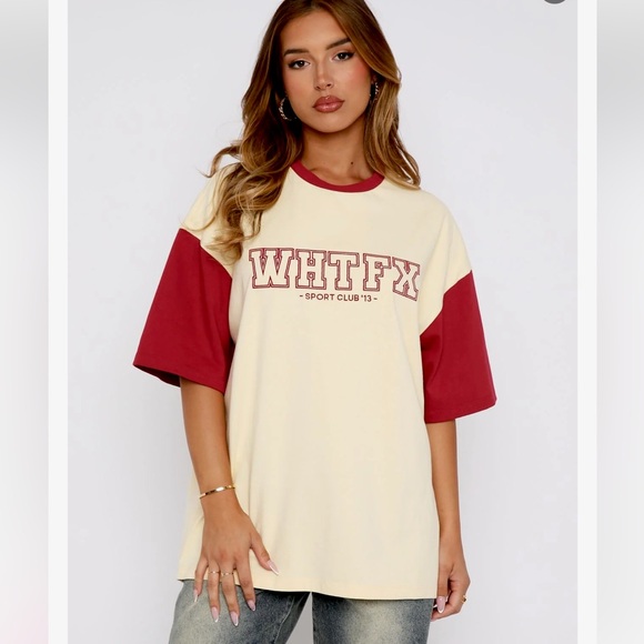 ‼️SOLD‼️ NWT Fearlessly Flying Oversized Tee | Size XS/S - Picture 3 of 5